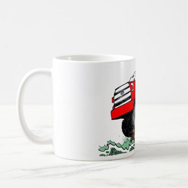 CARtoon: Noah's F150 truck Coffee Mug (Left)
