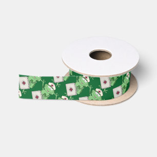 Cartoon Nurse frog gift ribbon Satin Ribbon