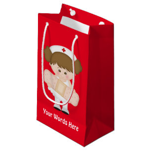 Cartoon Nurse small gift bag