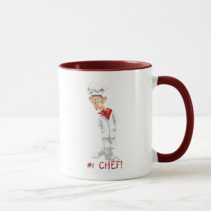 Cartoon of Chef with funny sayings Mug