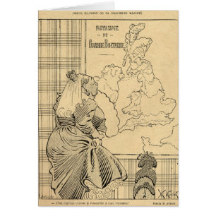 Cartoon of Queen Victoria from Le Rire