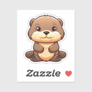 Cartoon otter illustration
