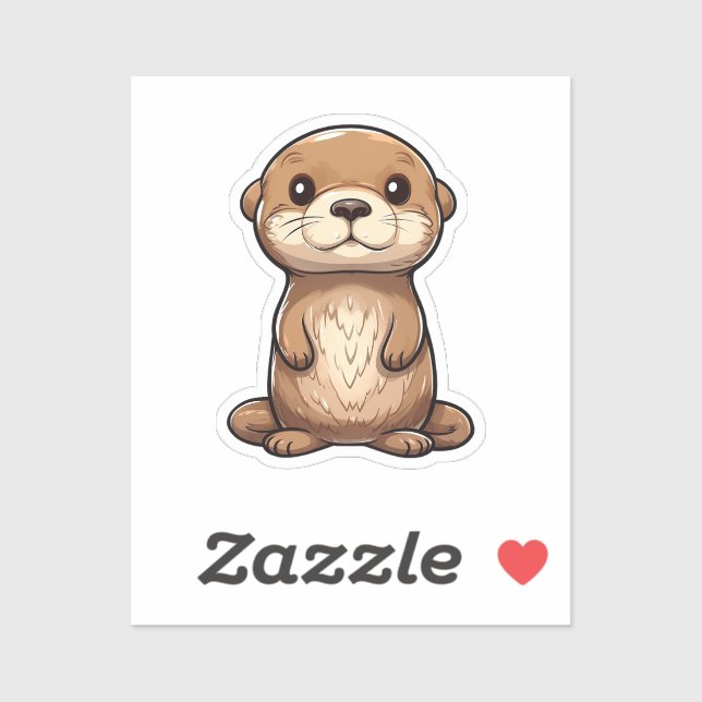 Cartoon otter illustration (Sheet)