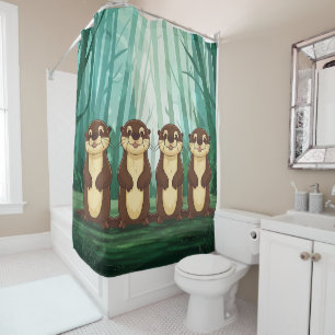 Cartoon Otters