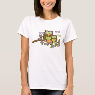 Cartoon Owl Womens t-shirt