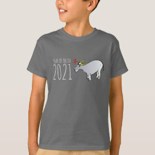 Cartoon Ox Chinese New Year 2021 Kid's T T-Shirt