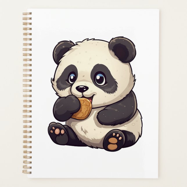 Cartoon panda illustration planner (Front)