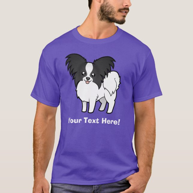 Cartoon Papillon T-Shirt (Front)