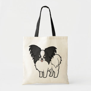 Cartoon Papillon Tote Bag