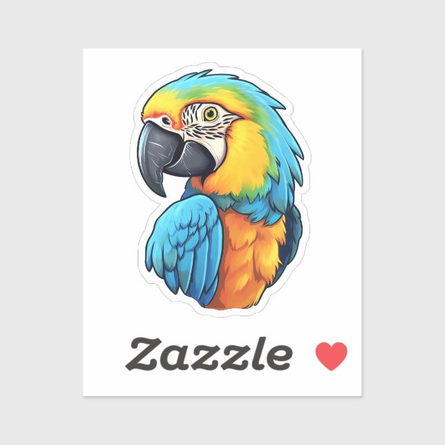 Cartoon parrot (Sheet)
