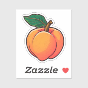 Cartoon peach