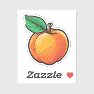 Cartoon peach