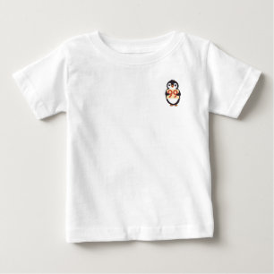Cartoon Penguin Holding Number 99 Baby T-Shirt