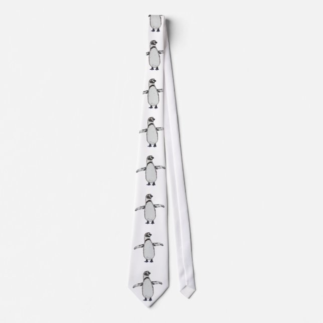 Cartoon Penguin Tie (Front)