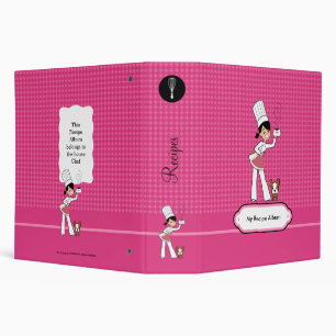 Cartoon Personalized recipe Binder