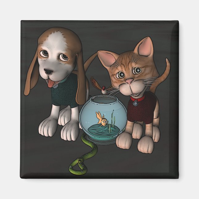 Cartoon Pet Magnet (Front)