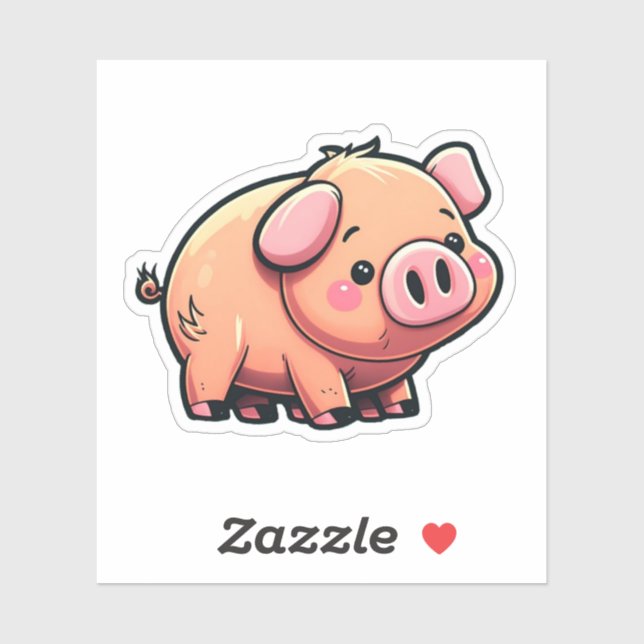 Cartoon pig illustration (Sheet)