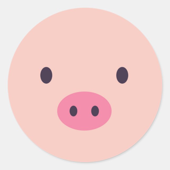 Cartoon Pig Stickers (Front)