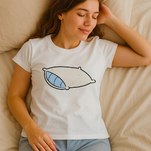 Cartoon Pillow with Giant T-Shirt
