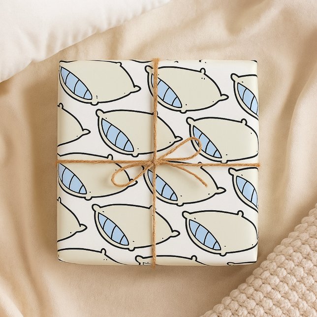 Cartoon Pillow with Giant Wrapping Paper (Creator Uploaded)