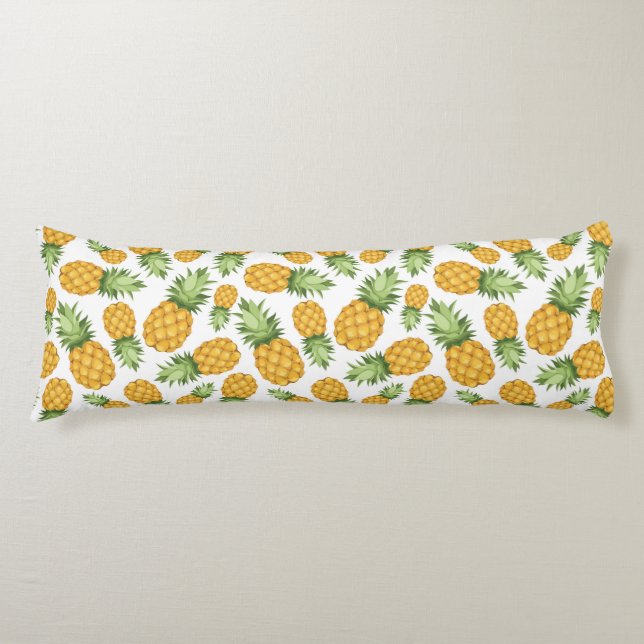 Cartoon Pineapple Pattern Body Pillow (Front)