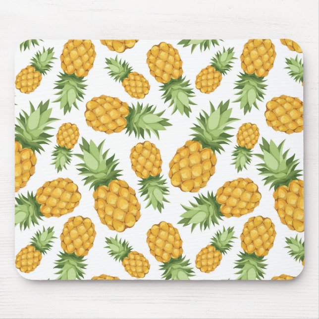 Cartoon Pineapple Pattern Mouse Pad (Front)