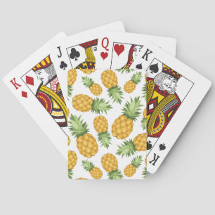 Cartoon Pineapple Pattern Playing Cards