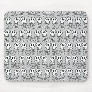 Cartoon Pirate Ship Skulls Bones Fun Colourful Boy Mouse Pad