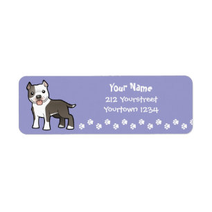 Cartoon Pitbull / American Staffordshire Terrier