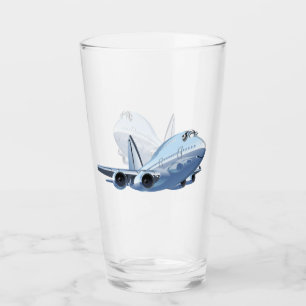 Cartoon plane glass