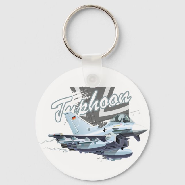 Cartoon plane keychain (Front)