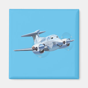 Cartoon plane magnet