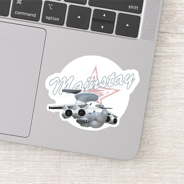 Cartoon plane sticker (Detail)