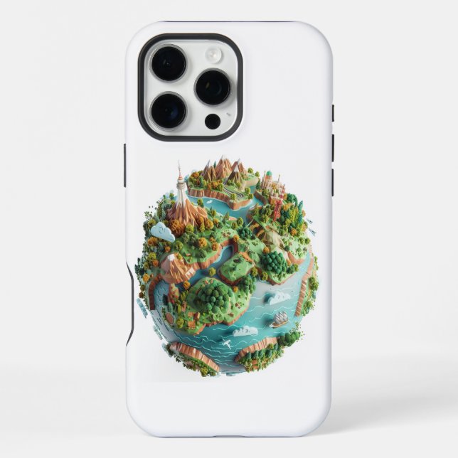 Cartoon Planet  iPhone Case (Back)