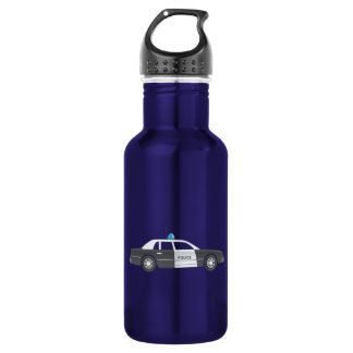 Cartoon Police Patrol Car 532 Ml Water Bottle