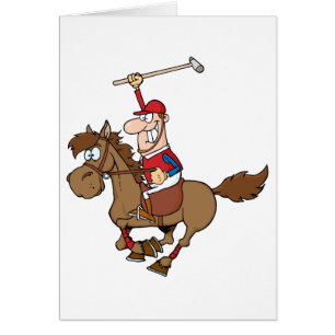 Cartoon Polo Player