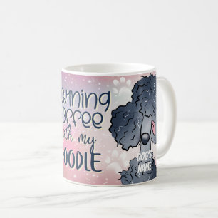 Cartoon Poodle Dog Pet Coffee Mug, Cup