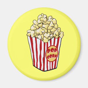 Cartoon Popcorn Bag Magnet