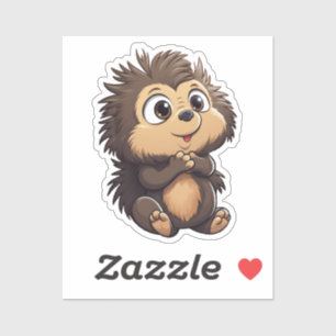 Cartoon porcupine illustration
