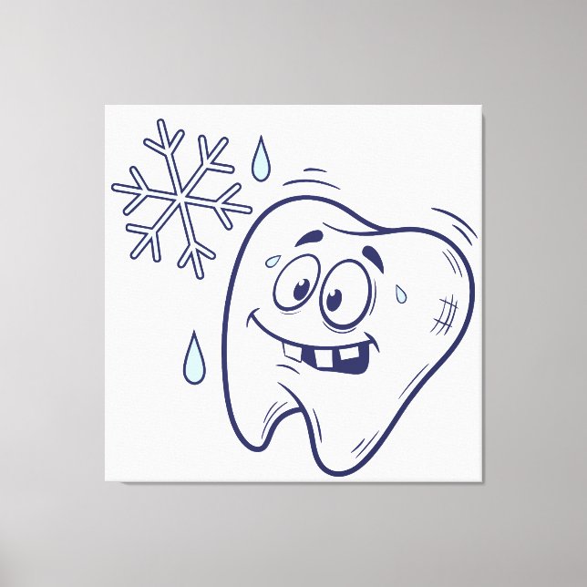 Cartoon pour dents sensibles - Toile pour dents fr (Recto)