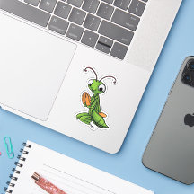 Cartoon Praying Mantis