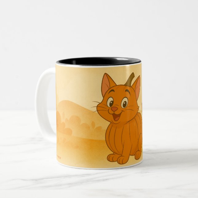 Cartoon Pumpkin Pals Mug (Front Left)
