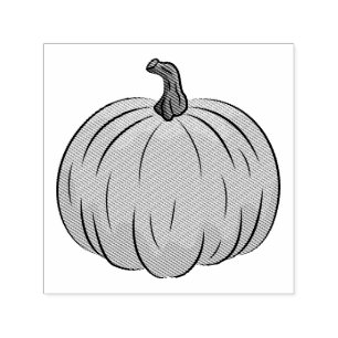 Cartoon Pumpkin Shape Self-inking Stamp