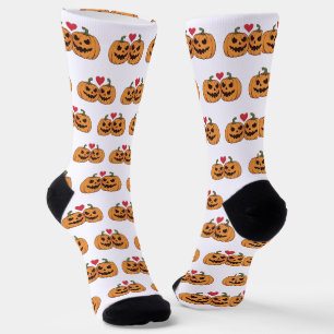 Cartoon Pumpkins Socks
