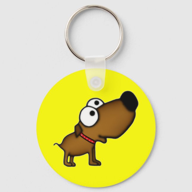 Cartoon Puppy Keychain (Front)