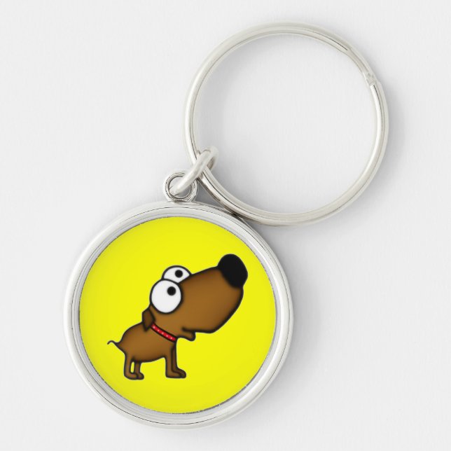 Cartoon Puppy Keychain (Front)