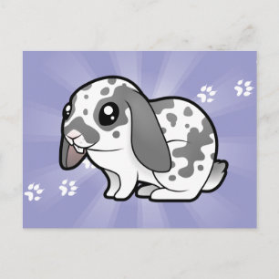 Cartoon Rabbit (floppy ear smooth hair) Postcard