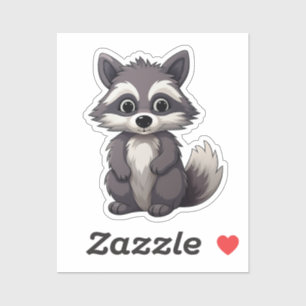 Cartoon raccoon