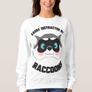 Cartoon Raccoon Animal Gift for Trash Panda Lover Sweatshirt