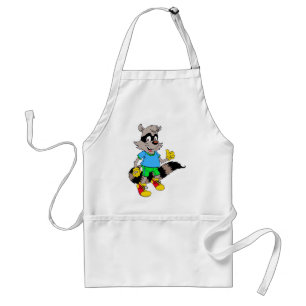 Cartoon Raccoon Standard Apron